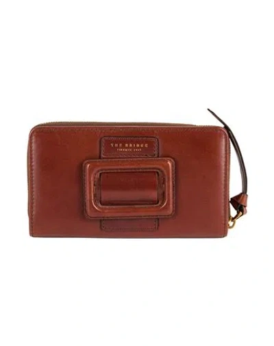 The Bridge Woman Wallet Brown Size - Leather