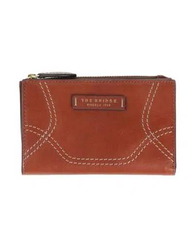 The Bridge Woman Wallet Brown Size - Cow Leather