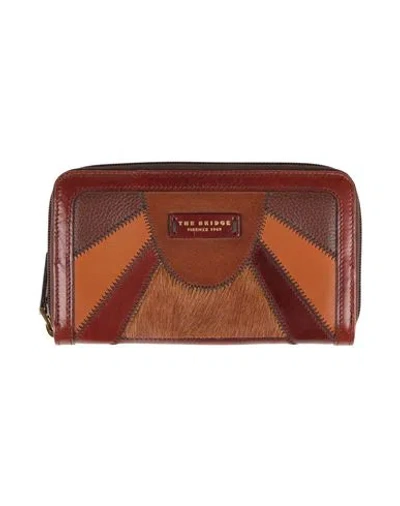 The Bridge Woman Wallet Brown Size - Leather
