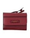 The Bridge Woman Wallet Burgundy Size - Cow Leather In Red