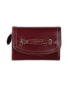 The Bridge Woman Wallet Burgundy Size - Soft Leather In Red