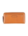 The Bridge Woman Wallet Camel Size - Cow Leather In Orange