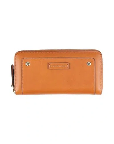 The Bridge Woman Wallet Camel Size - Cow Leather In Sand