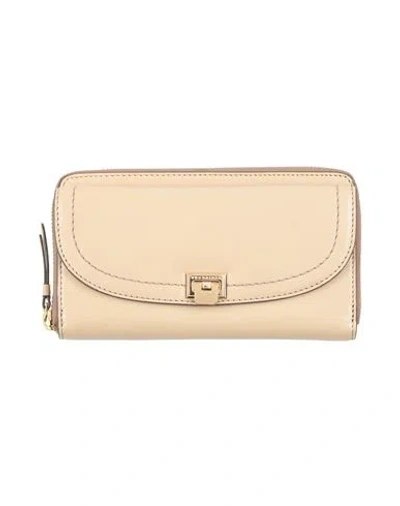 The Bridge Woman Wallet Cream Size - Cow Leather In White