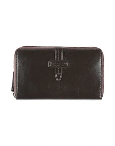 The Bridge Woman Wallet Dark Brown Size - Leather