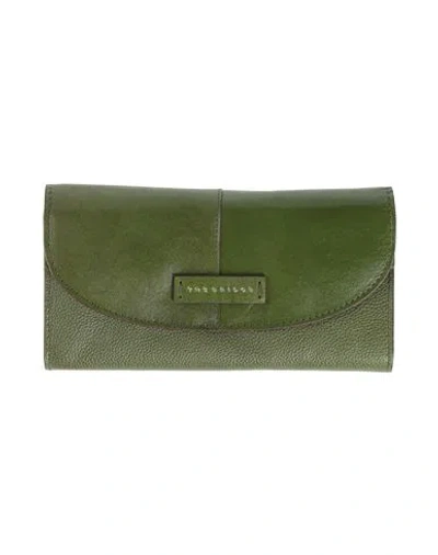 The Bridge Woman Wallet Green Size - Leather