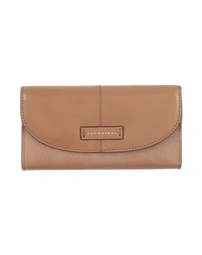 The Bridge Woman Wallet Khaki Size - Leather In Sand