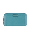 The Bridge Woman Wallet Light Blue Size - Leather