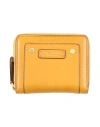 The Bridge Woman Wallet Mustard Size - Cow Leather In Yellow