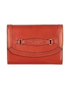 The Bridge Woman Wallet Rust Size - Leather In Orange