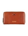 The Bridge Woman Wallet Tan Size - Leather In Orange