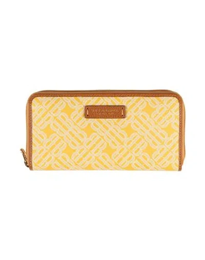 The Bridge Woman Wallet Yellow Size - Polyurethane