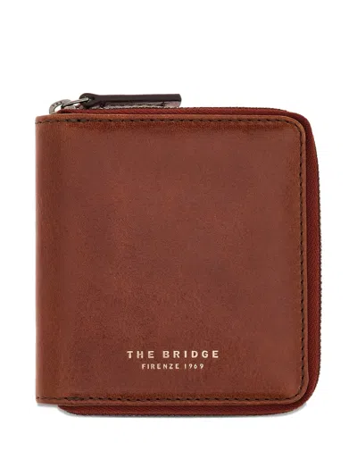 The Bridge Zip-around Leather Wallet In Brown