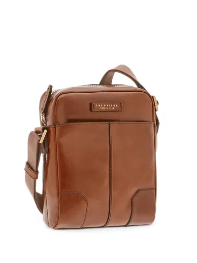 The Bridge Zip-fastening Leather Belt Bag In Brown