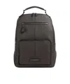 The Bridge Manfredi Grained Calf Leather Backpack In Pattern