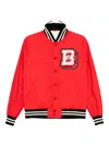 The Brooklyn Circus Logo-embroidered Bomber Jacket In Red