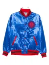 The Brooklyn Circus Varsity Bomber Jacket In Blue