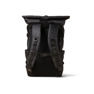 The Brown Buffalo Rolltop Backpack In Black
