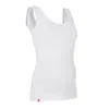 The Bshirt Maternity Vest In White In White
