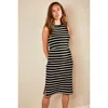 The Bshirt Nursing Sleeveless Dress In Black