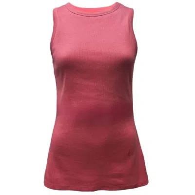 The Bshirt Pink / Purple Bshirt Women's Rib Racer Waistcoat In Rose In Pink/purple