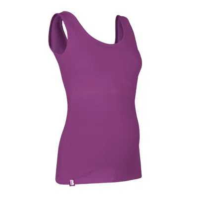 The Bshirt Pink / Purple Maternity Waistcoat In Plum