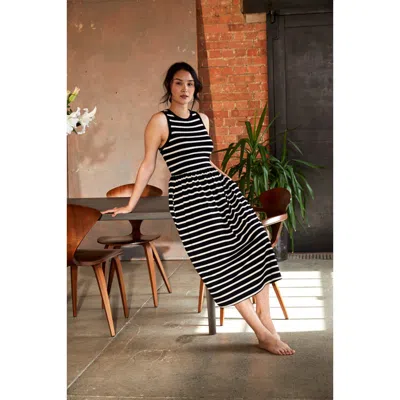 The Bshirt Racer Back Gathered Dress In Multi