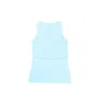 The Bshirt Women's Bshirt Nursing Rib Racer Vest In Ice Blue In Blue