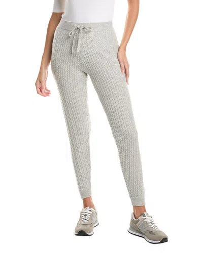 The Cashmere Project Baby Cable Cashmere Sweatpant In Gray