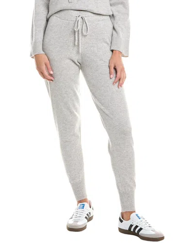 The Cashmere Project Basic Cashmere Sweatpant In Gray