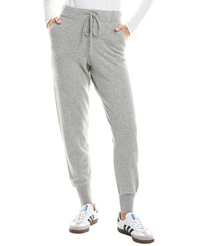 The Cashmere Project Basic Cashmere Sweatpant In Gray