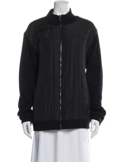 Pre-owned The Cashmere Project Bomber Jacket In Gray