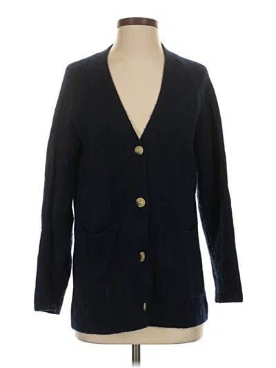 Pre-owned The Cashmere Project Cardigan Sweater In Black