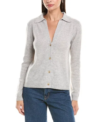 The Cashmere Project Cashmere Cardigan In Gray
