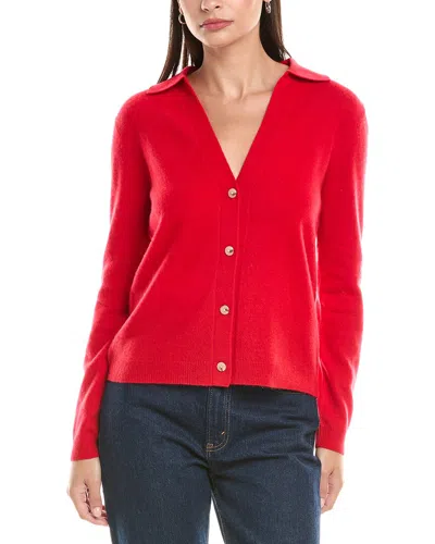 The Cashmere Project Cashmere Cardigan In Red