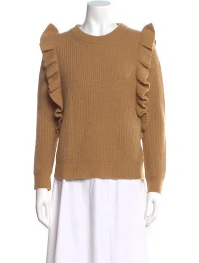 Pre-owned The Cashmere Project Cashmere Cowl Neck Sweater In Neutrals
