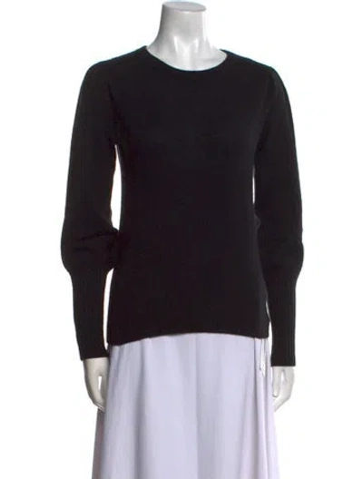 Pre-owned The Cashmere Project Cashmere Crew Neck Sweater In Black