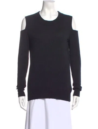 Pre-owned The Cashmere Project Cashmere Crew Neck Sweater In Black