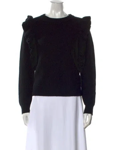 Pre-owned The Cashmere Project Cashmere Crew Neck Sweater In Black