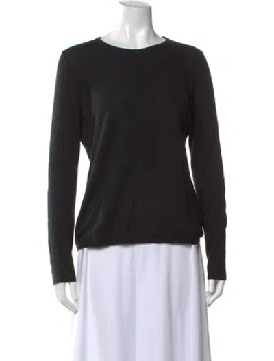 Pre-owned The Cashmere Project Cashmere Crew Neck Sweater In Black