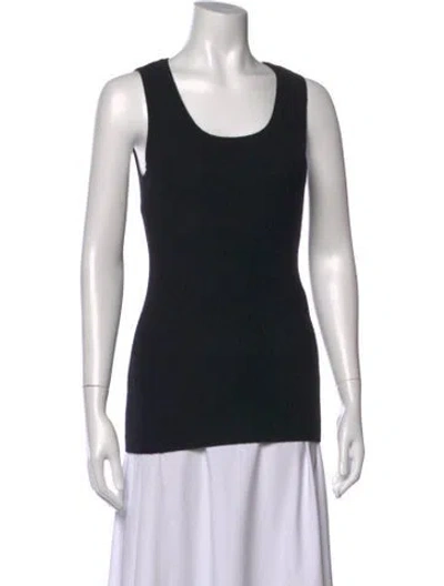 Pre-owned The Cashmere Project Cashmere Crew Neck Sweater In Black