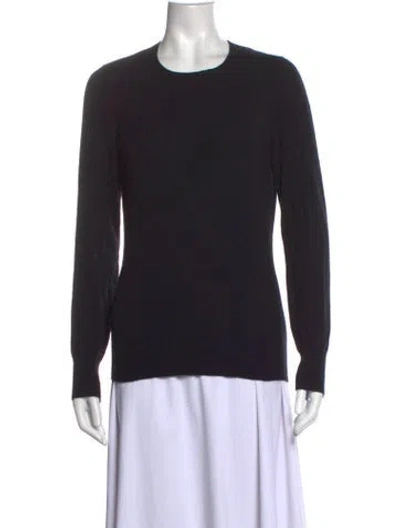 Pre-owned The Cashmere Project Cashmere Crew Neck Sweater In Black