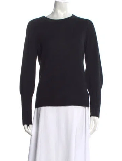 Pre-owned The Cashmere Project Cashmere Crew Neck Sweater In Black