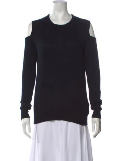 Pre-owned The Cashmere Project Cashmere Crew Neck Sweater In Black