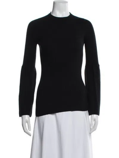 Pre-owned The Cashmere Project Cashmere Crew Neck Sweater In Black