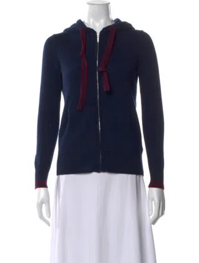 Pre-owned The Cashmere Project Cashmere Crew Neck Sweater In Blue
