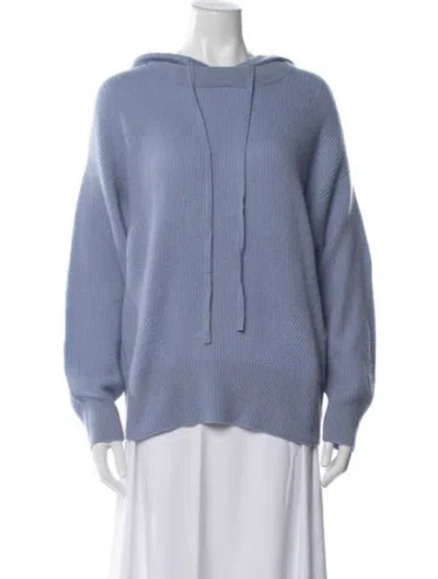 Pre-owned The Cashmere Project Cashmere Crew Neck Sweater In Blue