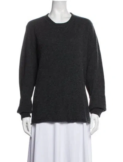 Pre-owned The Cashmere Project Cashmere Crew Neck Sweater In Blue
