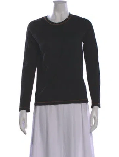 Pre-owned The Cashmere Project Cashmere Crew Neck Sweater In Gray