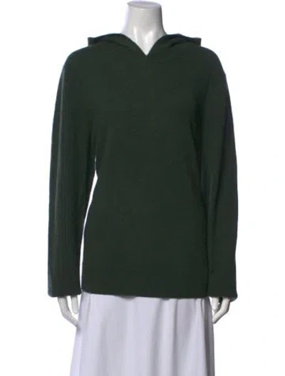 Pre-owned The Cashmere Project Cashmere Crew Neck Sweater In Green